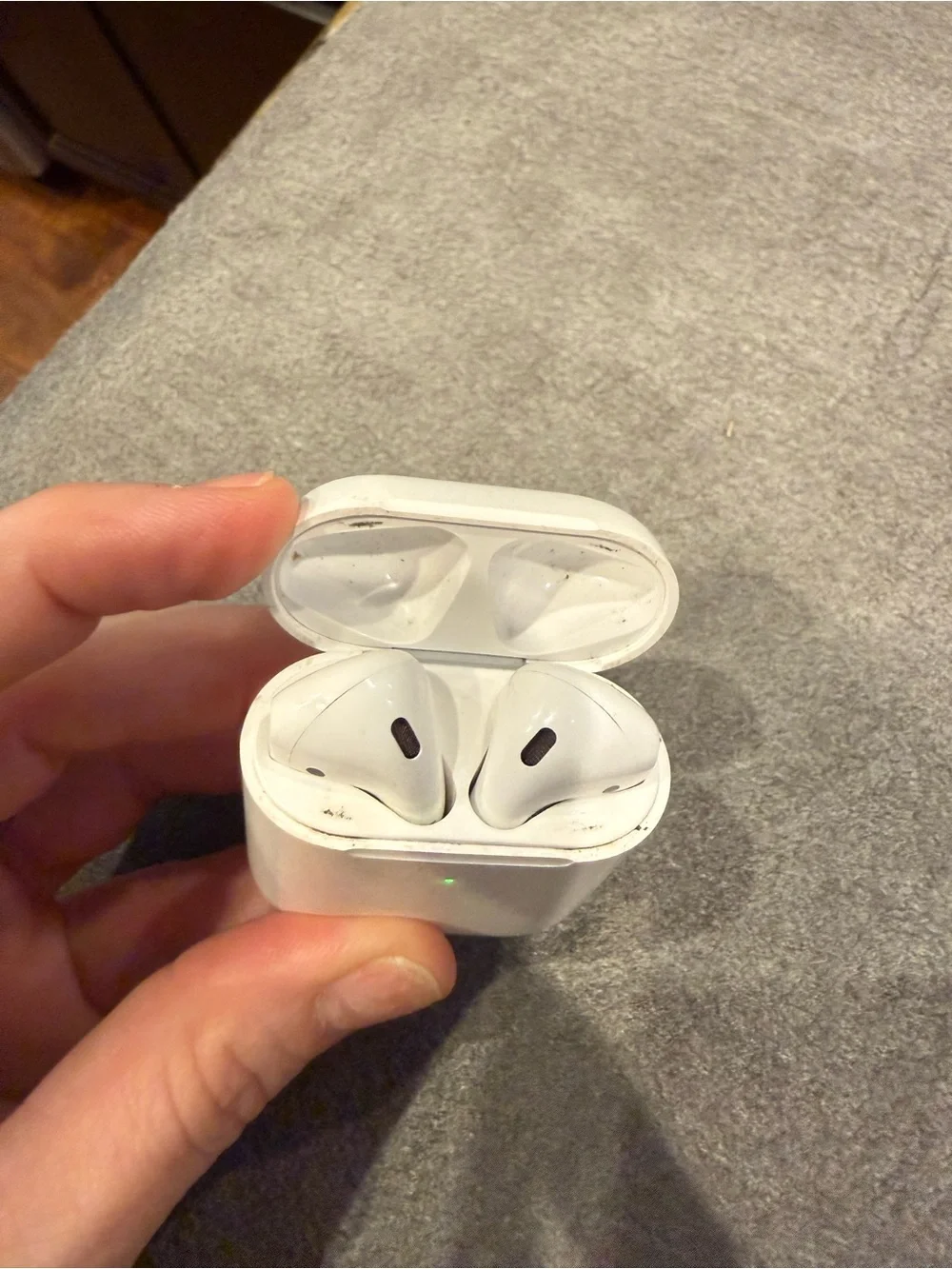 Apple White Earbud Charging Case